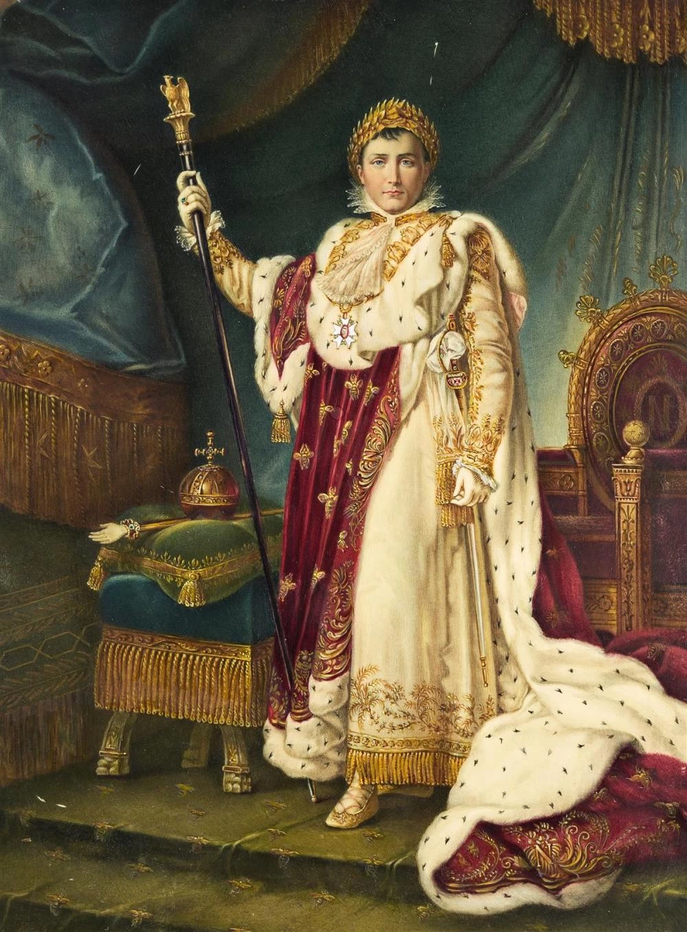 Napoleone I in abiti da incoronazione